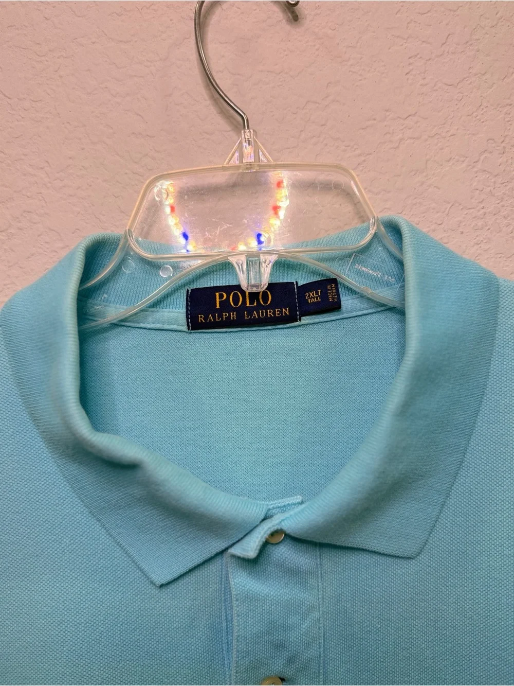 Ralph Lauren Light Blue Polo with Yellow Pony Logo